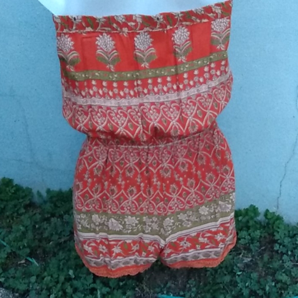 Sleeveless Strapless Boho Romper By Angie - Picture 4 of 13